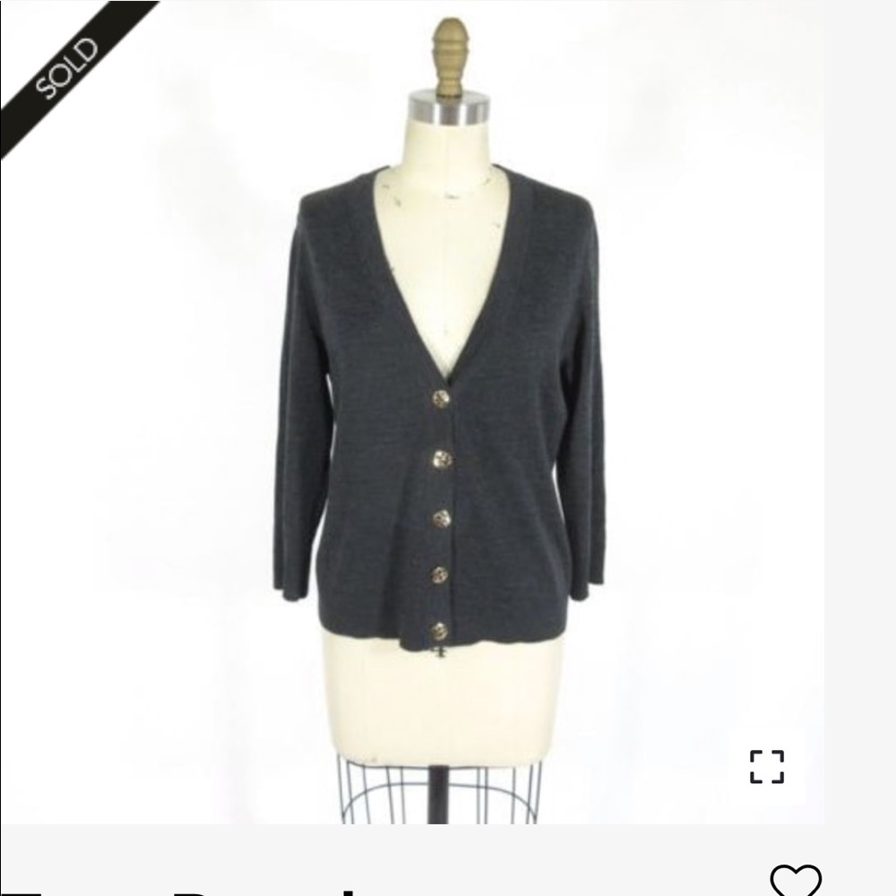 Tory Burch Shrunken Simone Cardigan Sz Small